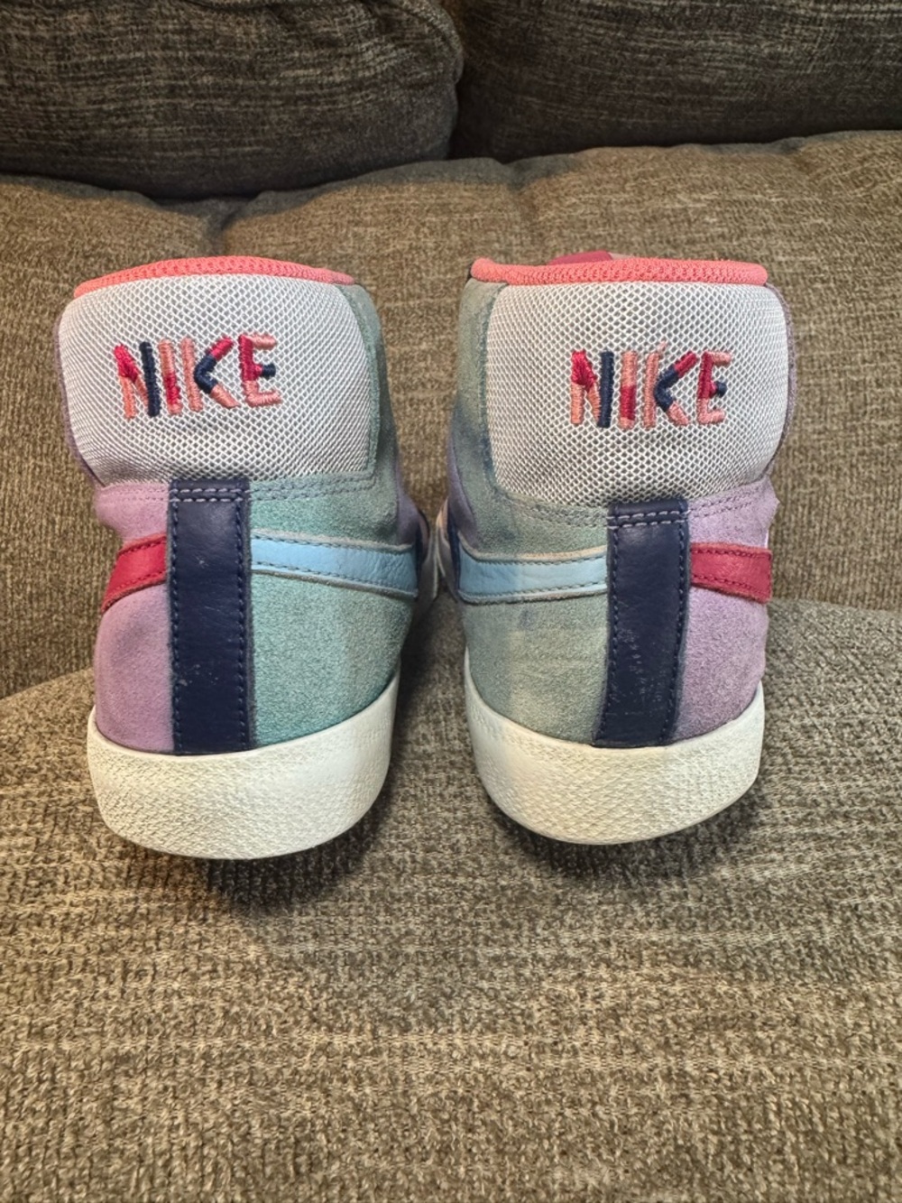 Nike SB Zoom Blazer Men’s Mosaic Pack Mid Skateboard Shoes FA8854-500 Sz 8 - Picture 9 of 11